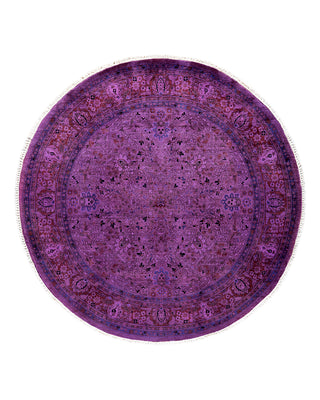 Modern Fine Vibrance Purple Area Rug 4' 2" x 4' 2"