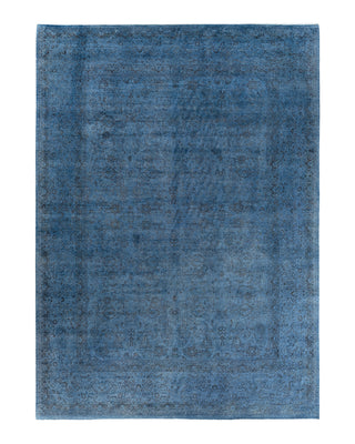 Fine Vibrance, One-of-a-Kind Hand-Knotted Area Rug  - Blue, 9' 4" x 12' 9"