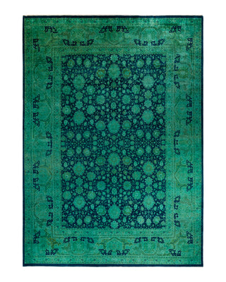 Modern Fine Vibrance Green Area Rug 10' 2" x 14' 4"