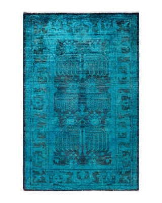 Vibrance, One-of-a-Kind Hand-Knotted Area Rug  - Brown, 3' 2" x 4' 10"
