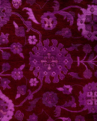 Fine Vibrance, One-of-a-Kind Hand-Knotted Area Rug  - Red, 9' 2" x 12' 5"