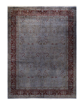 Modern Fine Vibrance Gray Area Rug 9' 2" x 12' 5"