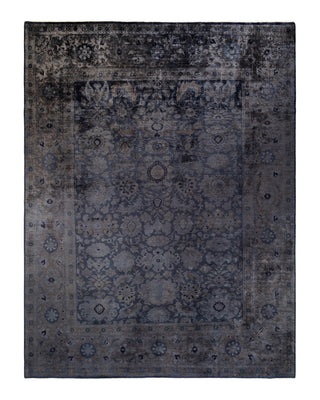 Modern Fine Vibrance Gray Area Rug 9' 1" x 11' 7"