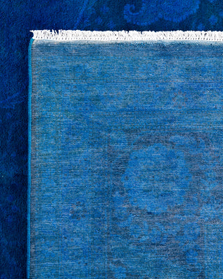 Fine Vibrance, One-of-a-Kind Hand-Knotted Area Rug  - Blue, 9' 1" x 12' 6"