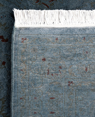 Contemporary Overdyed Wool Hand Knotted Gray Area Rug 3' 2" x 5' 3"