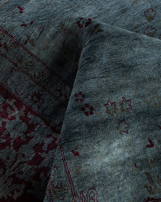 Fine Vibrance, One-of-a-Kind Hand-Knotted Area Rug  - Gray, 9' 2" x 12' 5"