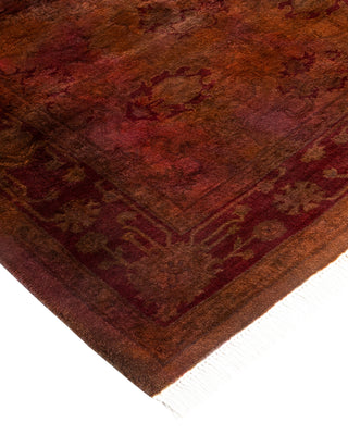 Modern Overdyed Hand Knotted Wool Multi Area Rug 2' 9" x 4' 2"