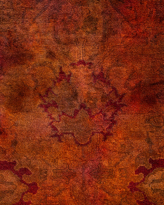 Contemporary Hand Knotted Overdyed Multi Area Rug 2' 9" x 4' 2"