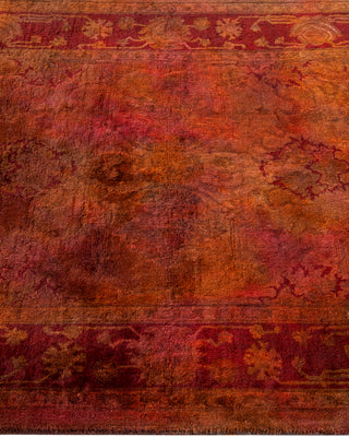 Contemporary Hand Knotted Overdyed Multi Area Rug 2' 9" x 4' 2"