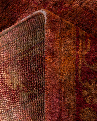 Contemporary Hand Knotted Overdyed Multi Area Rug 2' 9" x 4' 2"