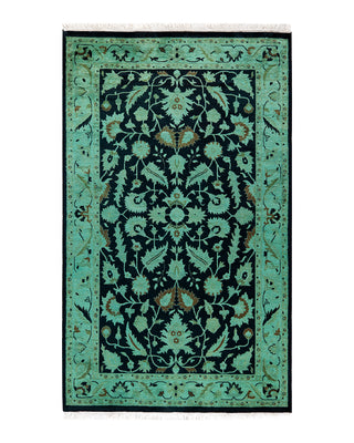 Modern Fine Vibrance Black Area Rug 3' 1" x 5' 2"