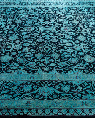 Fine Vibrance, One-of-a-Kind Hand-Knotted Area Rug  - Blue, 9' 1" x 12' 0"