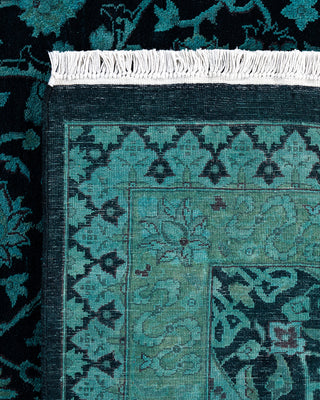 Fine Vibrance, One-of-a-Kind Hand-Knotted Area Rug  - Blue, 9' 1" x 12' 0"