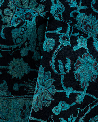 Fine Vibrance, One-of-a-Kind Hand-Knotted Area Rug  - Blue, 9' 1" x 12' 0"