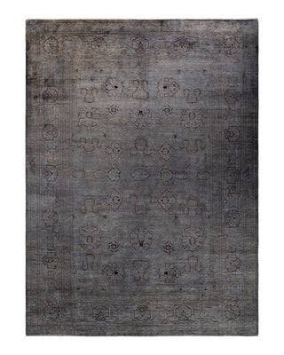 Modern Fine Vibrance Gray Area Rug 9' 1" x 12' 1"