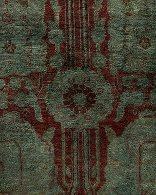 Contemporary Hand Knotted  Gray Area Rug 9' 0" x 12' 6"