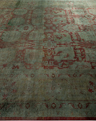 Contemporary Hand Knotted  Gray Area Rug 9' 0" x 12' 6"