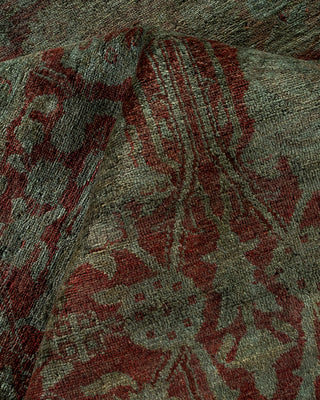 Contemporary Hand Knotted  Gray Area Rug 9' 0" x 12' 6"