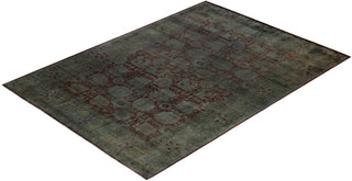 Contemporary Hand Knotted  Gray Area Rug 9' 0" x 12' 6"