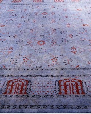 Fine Vibrance, One-of-a-Kind Hand-Knotted Area Rug  - Gray, 9' 1" x 12' 2"