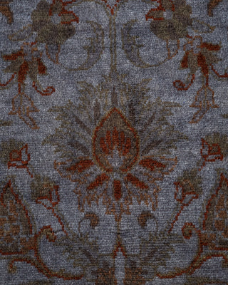 Contemporary Hand Knotted  Gray Area Rug 3' 1" x 5' 3"