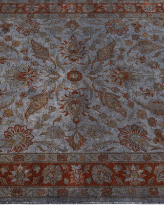 Contemporary Hand Knotted  Gray Area Rug 3' 1" x 5' 3"