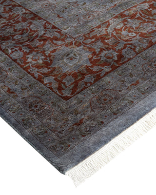 Modern Overdyed Hand Knotted Wool Gray Area Rug 10' 1" x 14' 5"
