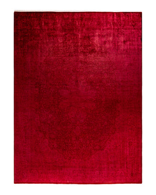 Modern Fine Vibrance Pink Area Rug 9' 0" x 12' 1"