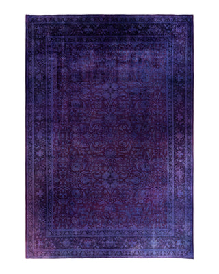 Vibrance, One-of-a-Kind Hand-Knotted Area Rug - Purple, 12' 3" x 17' 6"