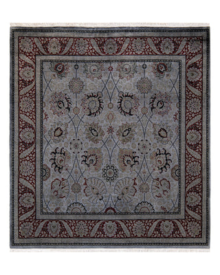 Modern Fine Vibrance Gray Area Rug 6' 2" x 6' 5"