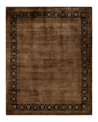 Modern Fine Vibrance Brown Area Rug 8' 3" x 10' 4"