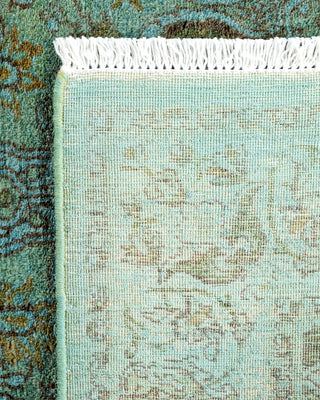 Contemporary Hand Knotted Overdyed Blue Area Rug 3' 1" x 5' 2"
