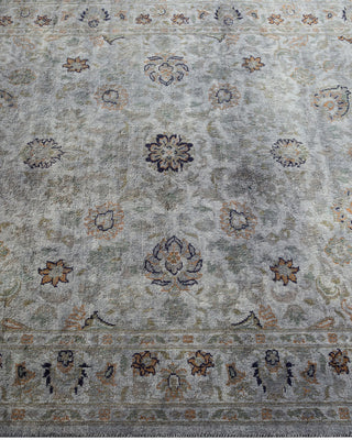 Contemporary Hand Knotted Overdyed Gray Area Rug 3' 1" x 5' 3"