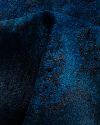 Vibrance, One-of-a-Kind Hand-Knotted Area Rug  - Blue, 9' 0" x 12' 1"