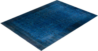 Vibrance, One-of-a-Kind Hand-Knotted Area Rug  - Blue, 9' 0" x 12' 1"