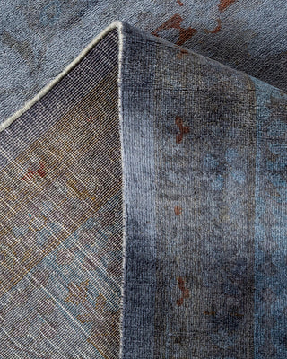 Contemporary Hand Knotted  Gray Area Rug 9' 1" x 12' 1"