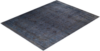 Contemporary Hand Knotted  Gray Area Rug 9' 1" x 12' 1"