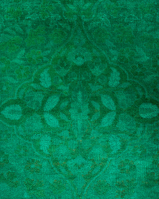 Contemporary Hand Knotted  Green Area Rug 9' 3" x 11' 10"