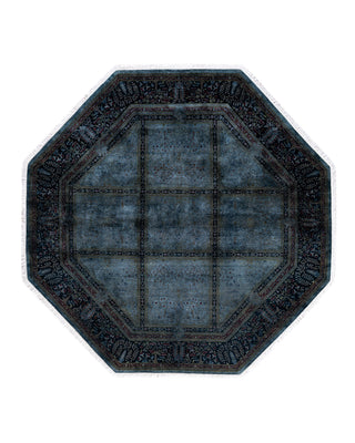Fine Vibrance, One-of-a-Kind Hand-Knotted Area Rug - Gray, 6' 1" x 6' 1"