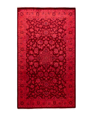 Modern Fine Vibrance Red Area Rug 3' 1" x 5' 4"