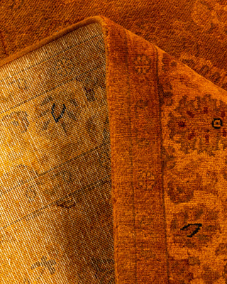 Contemporary Hand-Knotted Overdyed Gold Area Rug 3' 1" x 5' 5"