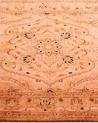 Contemporary Hand-Knotted Overdyed Pink Area Rug 3' 1" x 5' 0"