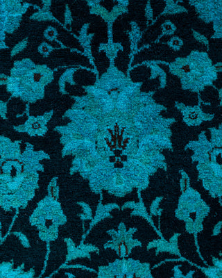Fine Vibrance, One-of-a-Kind Hand-Knotted Area Rug  - Black, 3' 2" x 5' 5"