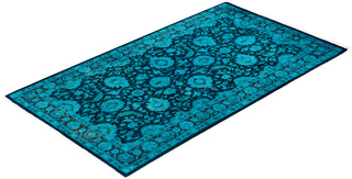 Fine Vibrance, One-of-a-Kind Hand-Knotted Area Rug  - Black, 3' 2" x 5' 5"