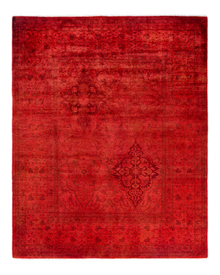 Fine Vibrance, One-of-a-Kind Hand-Knotted Area Rug - Orange, 5' 3" x 6' 5"