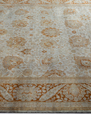 Contemporary Hand Knotted Overdyed Gray Area Rug 6' 2" x 12' 0"