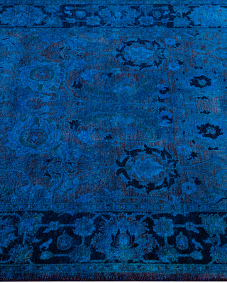 Fine Vibrance, One-of-a-Kind Hand-Knotted Area Rug  - Blue, 3' 1" x 5' 5"
