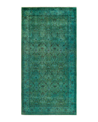 Modern Fine Vibrance Green Area Rug 5' 11" x 11' 8"