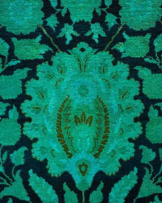 Contemporary Hand Knotted  Green Area Rug 9' 0" x 12' 10"