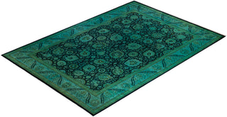 Contemporary Hand Knotted  Green Area Rug 9' 0" x 12' 10"